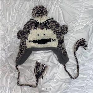 SUPER CUTE monkey beanie